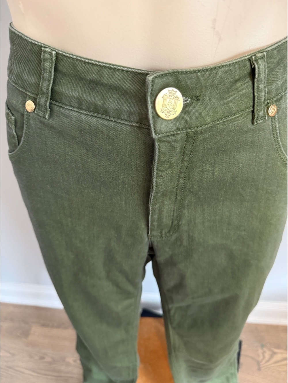 Marani‎ Jeans Olive Green Cotton Stretch Pants